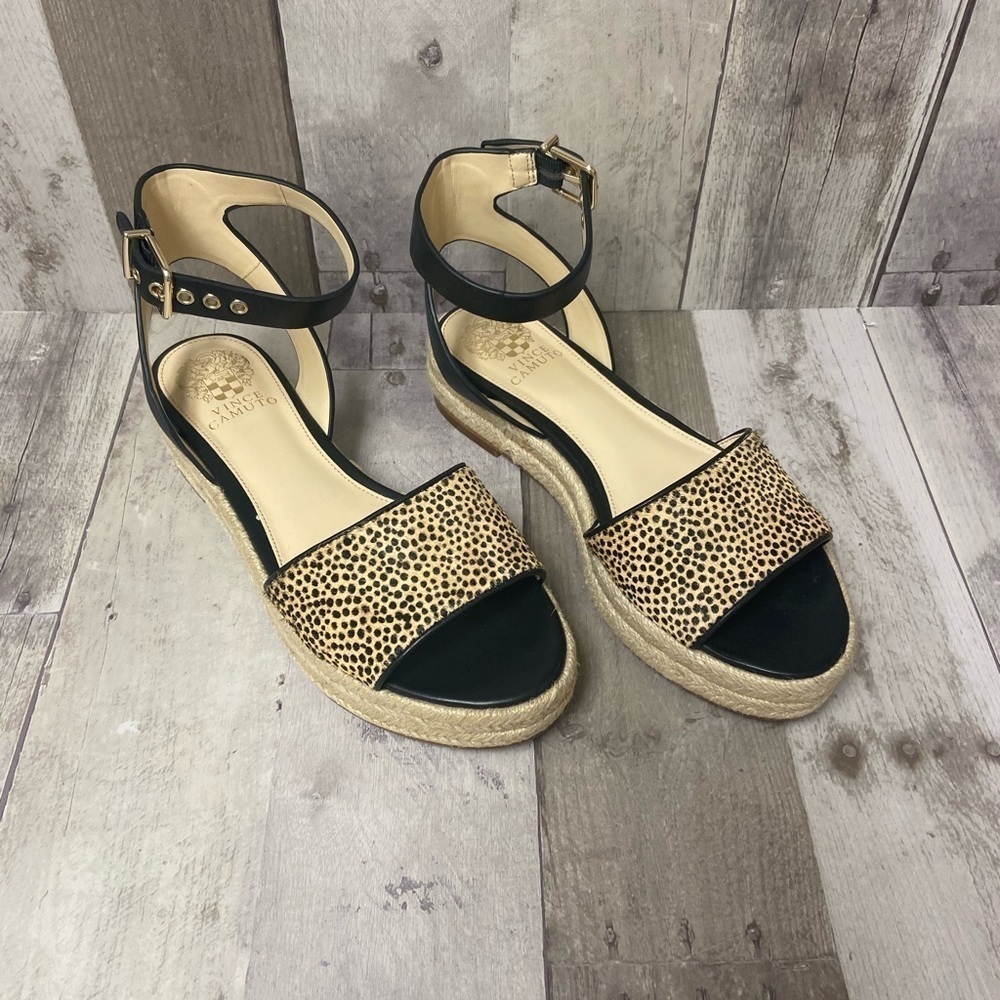 Vince Camuto Kathalia Ankle Strap Sandals Size 8.5 - Picture 15 of 16